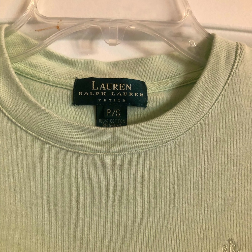 Mint green women’s Ralph Lauren shirt - Picture 2 of 3